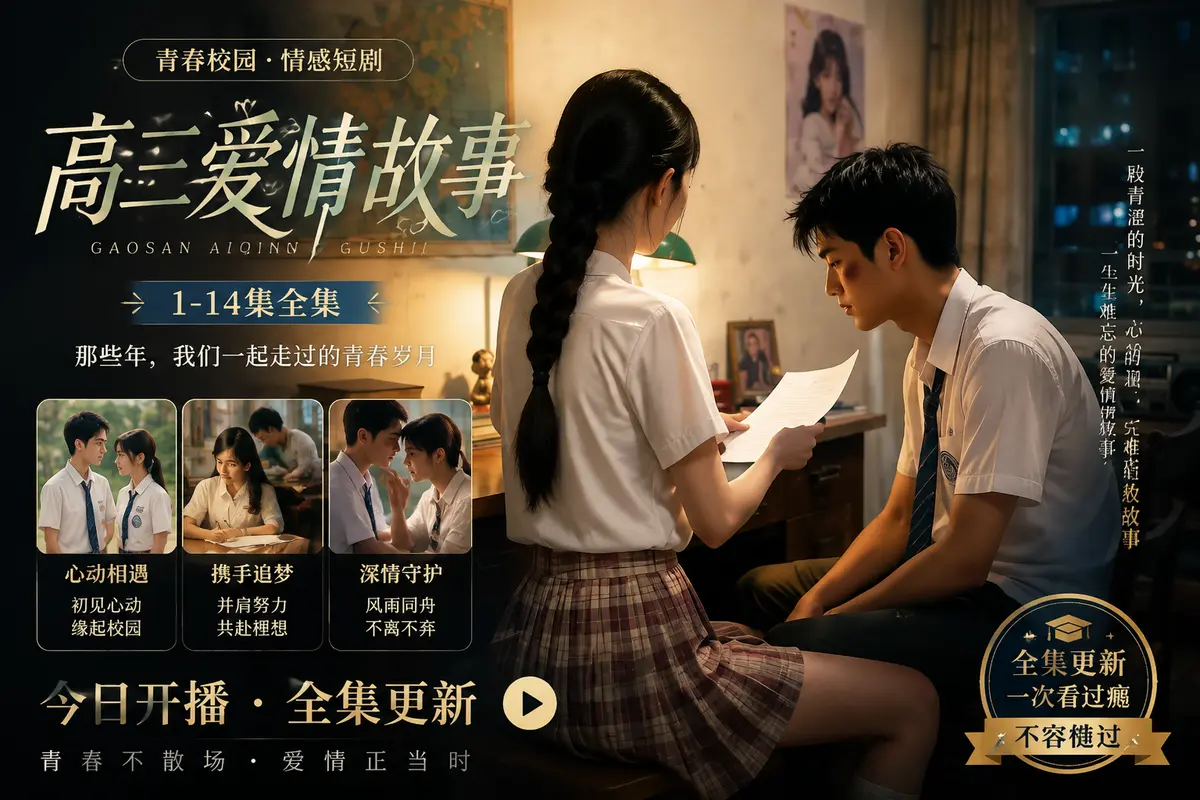 《高三爱情故事》ai短剧全集在线观看-林澈与苏晚晴未删减版-百度夸克网盘分享-《高三爱情故事》HD高清资源免费看