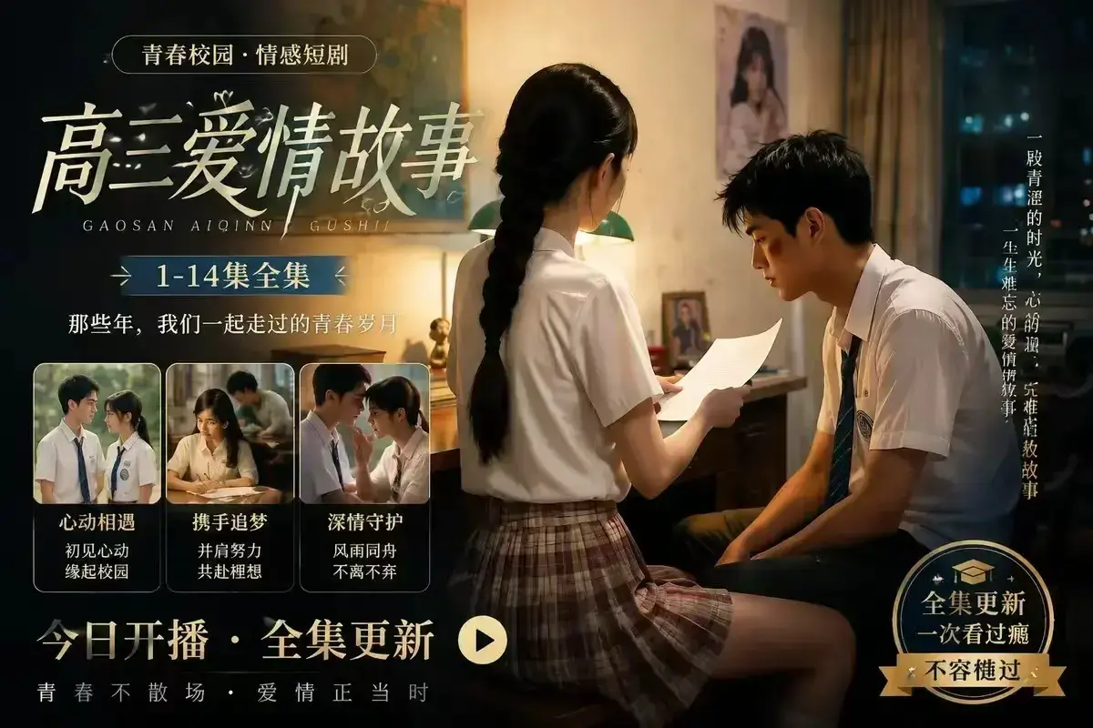 AI校园短剧《B中爱情故事》完整版在线观看 - 未删减版4KHDR高清画质 - 资源下载百度网盘